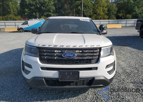 2018 Ford Explorer Police Interceptor из США, поврежденный, VIN 1FM5K8AT7JGA36957